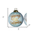 Gold Confirmation Hand Painted Mouth Blown Glass Ornament - Minihomy