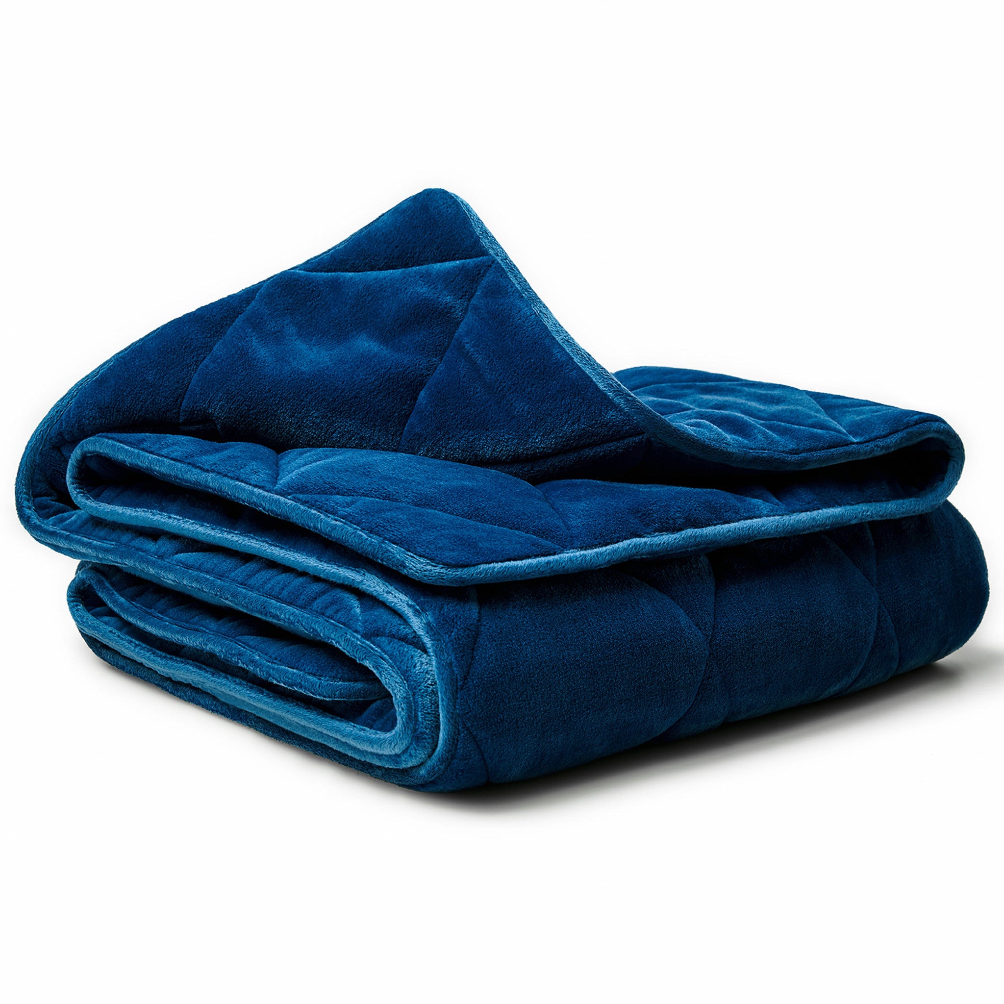 Navy Blue Velvet Weighteded Blanket - Minihomy