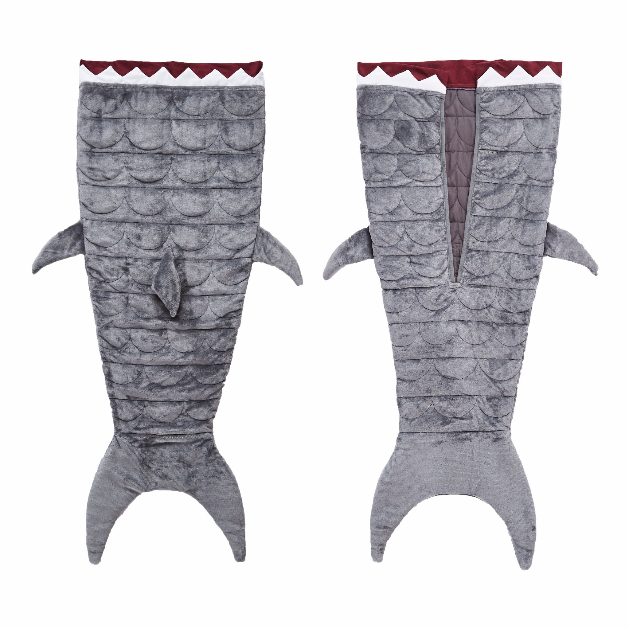 Grey Shark Weighted Throw Blanket - Minihomy