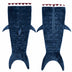 Navy Blue Shark Weighted Throw Blanket - Minihomy