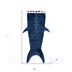 Navy Blue Shark Weighted Throw Blanket - Minihomy