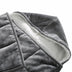 Grey Deluxe Hooded Weighted Velvet Throw Blanket - Minihomy