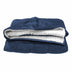 Navy Deluxe Hooded Weighted Velvet Throw Blanket - Minihomy