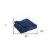 Navy Blue Travel Weight Microfiber Throw Blanket - Minihomy