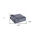 Grey Travel Weight Microfiber Throw Blanket - Minihomy