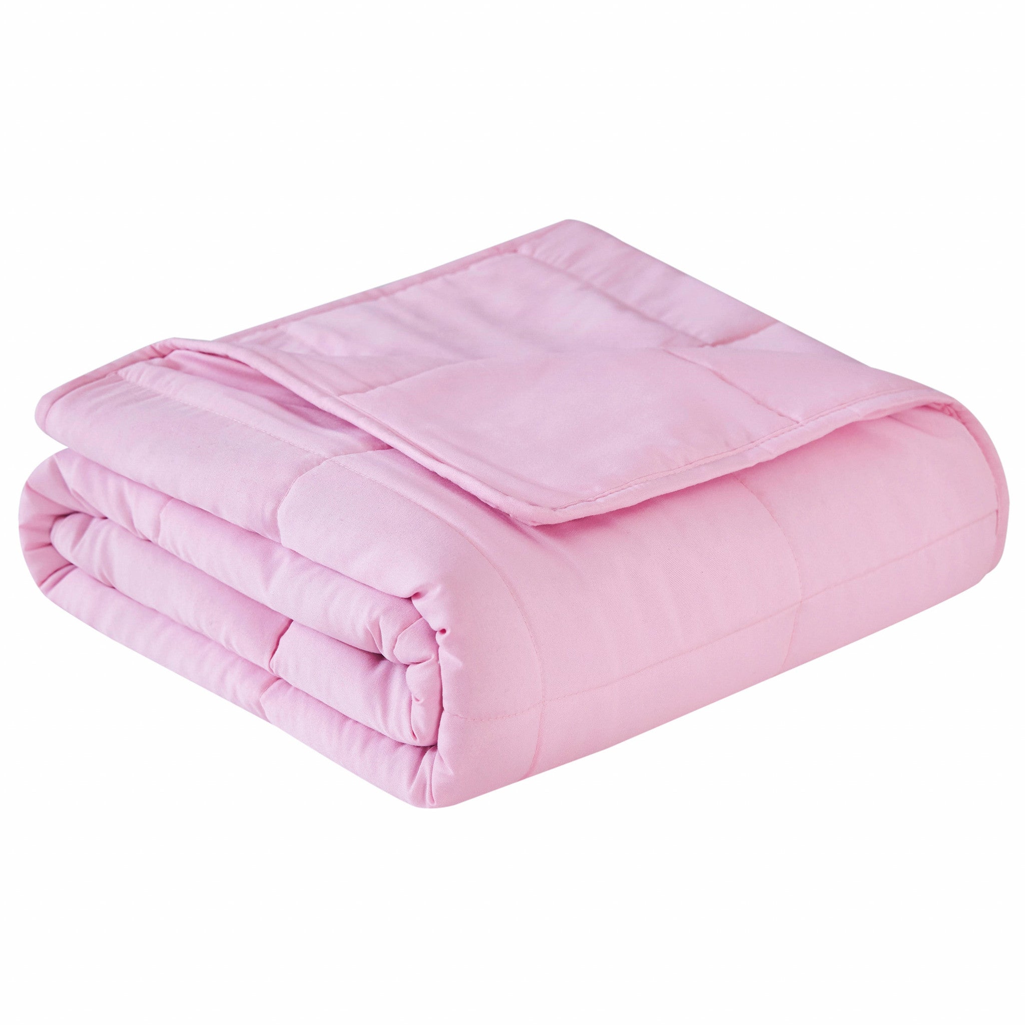 Pink Travel Weight Microfiber Throw Blanket - Minihomy