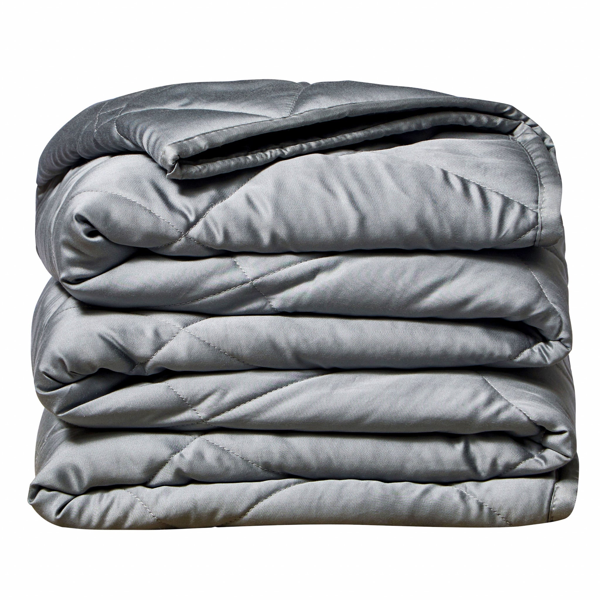 Grey Bamboo Weighted Breathable Throw Blanket - Minihomy