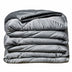 Grey Bamboo Weighted Breathable Throw Blanket - Minihomy