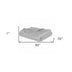 Grey Solid Anti Microbial Oversized Throw - Minihomy