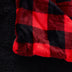 Buffalo Red Black Reversible Velvet and Sherpa Throw Blanket - Minihomy