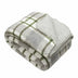 Grey Olive Reverse and White Printed Sherpa and Sherpa Throw Blanket - Minihomy