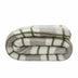 Grey Olive Reverse and White Printed Sherpa and Sherpa Throw Blanket - Minihomy