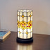 11" Tiffany Style Mosaic Tile Accent Table Lamp - Minihomy