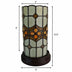 11" Tiffany Style Mosaic Tile Accent Table Lamp - Minihomy