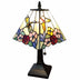 15" Tiffany Style Hummingbird Multi Flower Table Lamp - Minihomy