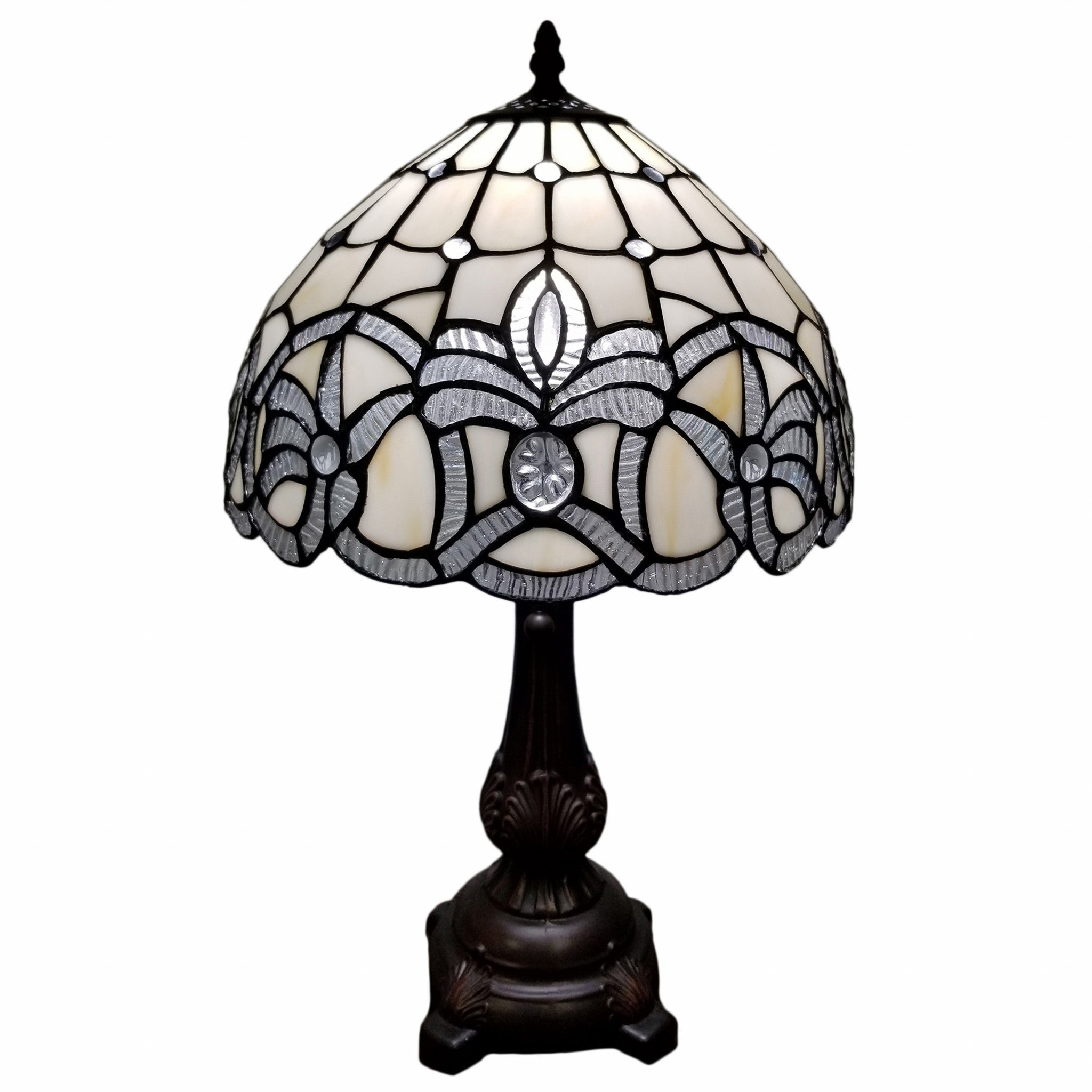 19" Tiffany Style Antique Vintage Table Lamp - Minihomy