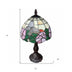 15" Tiffany Style Floral Butterfly Table Lamp - Minihomy