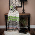 Beige And Black Woven Wool Solid Color Reversable Throw - Minihomy