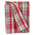 Parkland Collection Transitional Plaid Red Rectangle 50" x 65" Throw - Minihomy