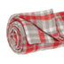 Parkland Collection Transitional Plaid Red Rectangle 50" x 65" Throw - Minihomy