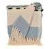 Parkland Collection Transitional Vereigated Blue Rectangle 50" x 60" Throw - Minihomy