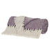 Parkland Collection Transitional Herringbone Purple Rectangle 50" x 60" Throw - Minihomy