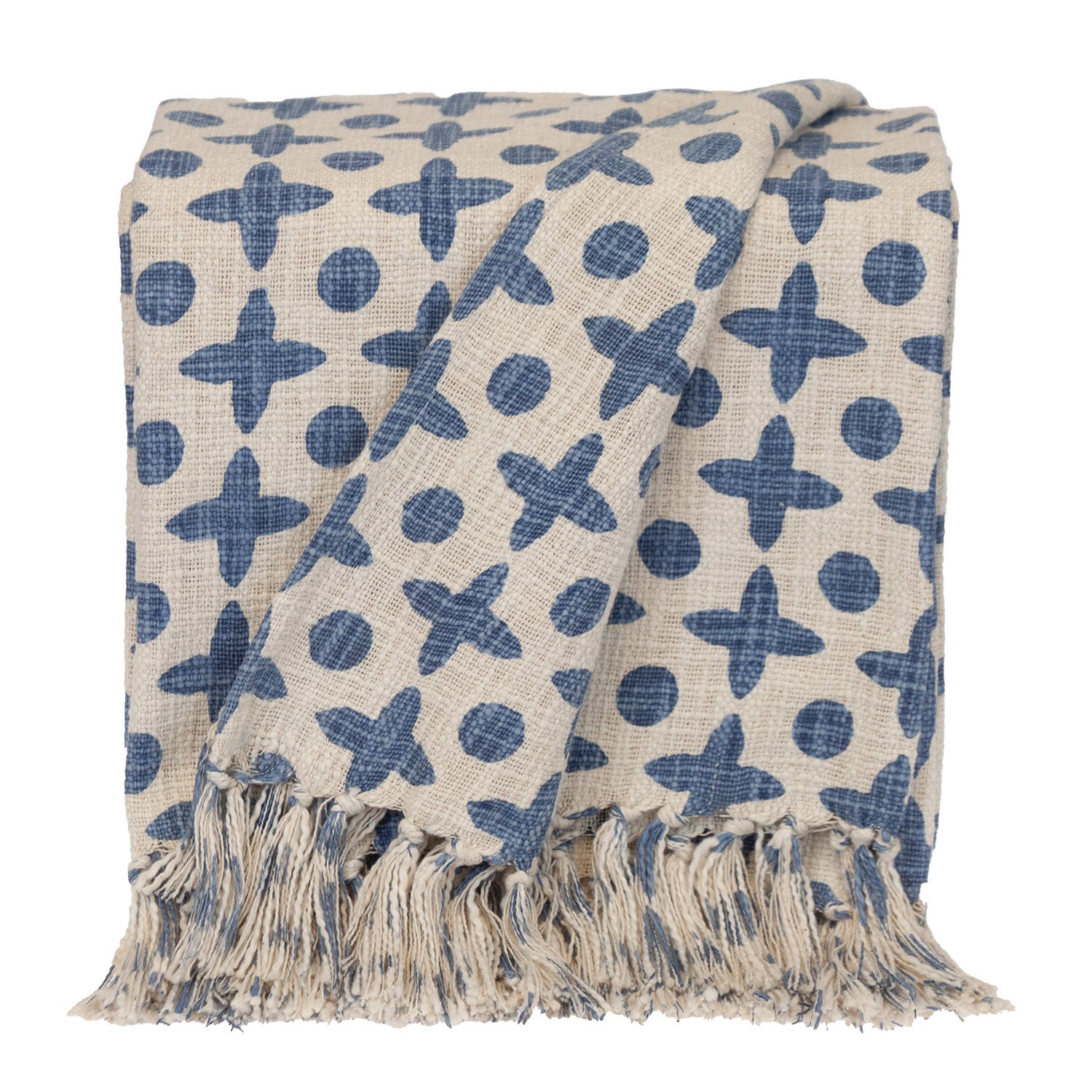 Parkland Collection Print Transitional Blue Rectangle 50" x 60" Throw - Minihomy