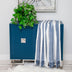 Parkland Collection Transitional Stripe Blue Rectangle 60" x 50" Throw - Minihomy