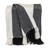 Parkland Collection Transitional Stripe Black Rectangle 60" x 50" Throw - Minihomy