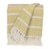 Parkland Collection Transitional Stripe Yellow Rectangle 50" x 60" Throw - Minihomy