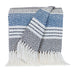 Parkland Collection Transitional Stripes Charcoal Rectangle 50" x 60" Throw - Minihomy