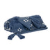 Parkland Collection Transitional Stripes and Dots Blue 50" x 60" Throw - Minihomy