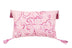 13" X 20" Pink Embroidered Damask Throw Pillow With Tassels - Minihomy