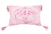 13" X 20" Pink White And Silver Abstract Zippered Polyester Throw Pillow With Tassels - Minihomy