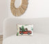 13" X 18" Dog Red Truck and Christmas Tree Throw Pillow - Minihomy