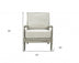 35" Beige Linen And Gray Oak Solid Color Club Chair - Minihomy