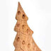 14" Rustic Natural Brown Christmas Tree Sculpture - Minihomy