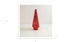 15" Red Glass Christmas Tree Sculpture with LED Light - Minihomy