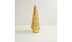 15" Gold Glass Christmas Tree Sculpture with LED Light - Minihomy