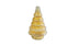 12" Gold Glass Christmas Tree Sculpture - Minihomy