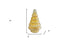 12" Gold Glass Christmas Tree Sculpture - Minihomy