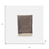 Brown And Ivory Woven Wool Reversable Throw - Minihomy