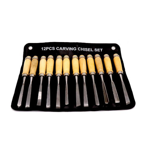 Woodworking chisel root carving 12-piece tool set