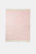 Pink Woven Wool Solid Color Reversable Throw - Minihomy