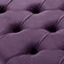 45" Plum And Purple Upholstered Velvet Bench - Minihomy