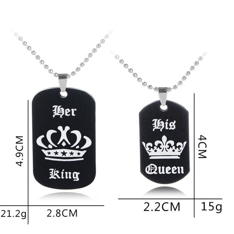 Her King & His Queen Necklace