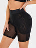 Full Size High-Waisted Lace Trim Shaping Shorts - Minihomy