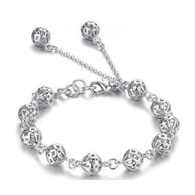Hollow Individuality Bracelet in Sterling Silver
