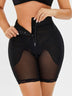 Full Size High-Waisted Lace Trim Shaping Shorts - Minihomy