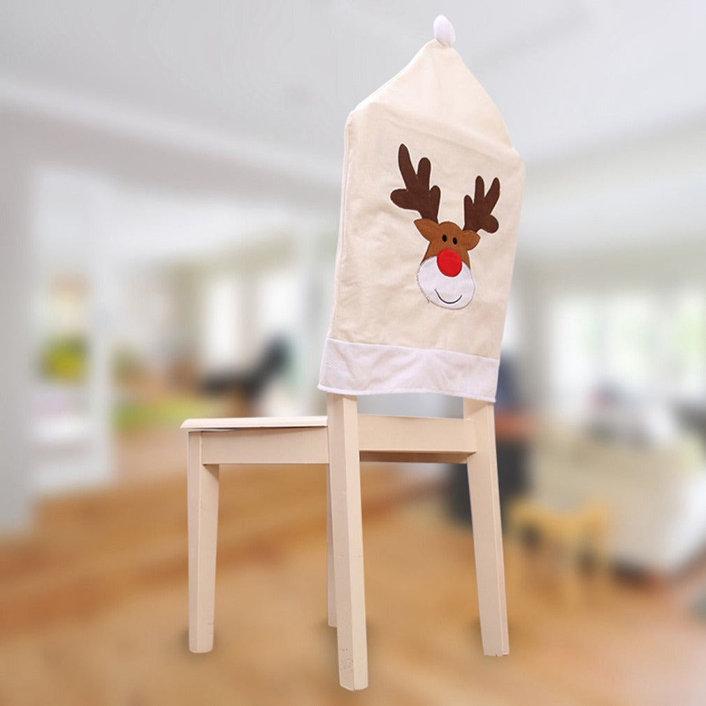 Christmas Table Decoration Christmas Hat Chair Cover